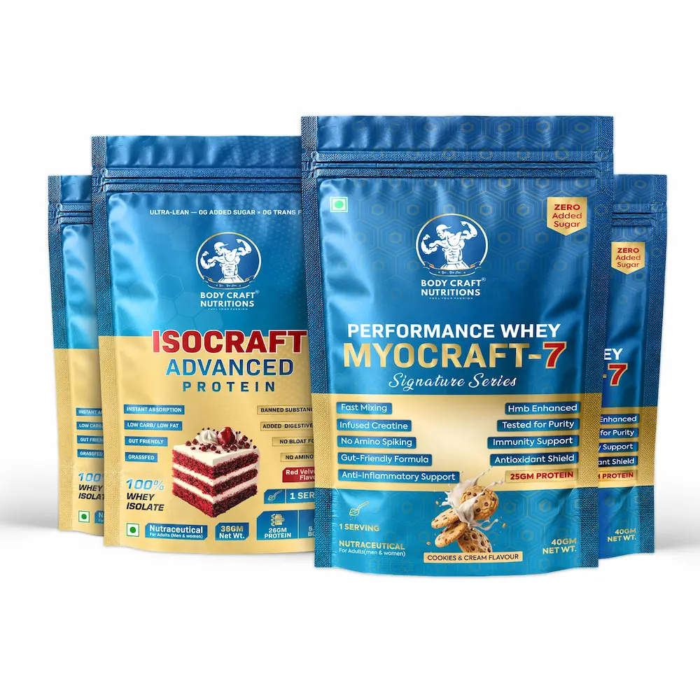 Myocraft + Isocraft Assorted Trial Pack of 4
